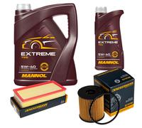 DENCKERMANN Controllo Set MANNOL Extreme 5W-40 6L Per Lancia Phedra 2.0 D