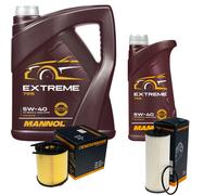 DENCKERMANN Controllo Set MANNOL Extreme 5W-40 6L Per Mercedes-Benz A-Klasse