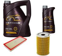 DENCKERMANN Controllo Set MANNOL Extreme 5W-40 6L Per Mercedes-Benz A-Klasse