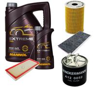 DENCKERMANN Controllo Set MANNOL Extreme 5W-40 6L Per Mercedes-Benz A-Klasse