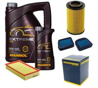 DENCKERMANN Controllo Set MANNOL Extreme 5W-40 6L per Mercedes-Benz E-Klasse