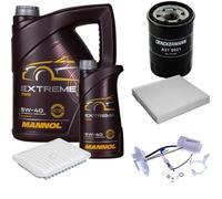 DENCKERMANN Controllo Set MANNOL Extreme 5W-40 6L per Mitsubishi Outlander