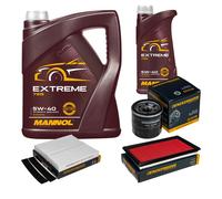 DENCKERMANN Controllo Set MANNOL EXTREME 5W-40 6L Per Nissan Murano II 3.5