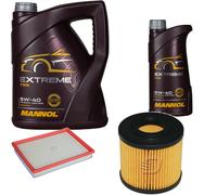 DENCKERMANN Controllo Set MANNOL Extreme 5W-40 6L Per Opel Astra G Caravan