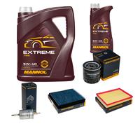 DENCKERMANN Controllo Set MANNOL Extreme 5W-40 6L Per Opel Astra G CC 1.6