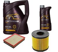 DENCKERMANN Controllo Set MANNOL Extreme 5W-40 6L Per Opel Astra H 1.3 CDTi
