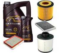 DENCKERMANN Controllo Set MANNOL Extreme 5W-40 6L Per Opel Astra H Twintop