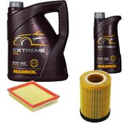 DENCKERMANN Controllo Set MANNOL EXTREME 5W-40 6L Per OPEL Corsa B 1.0I 12V