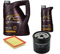 DENCKERMANN Controllo Set MANNOL Extreme 5W-40 6L Per Opel Corsa B 1.4I 1.2I