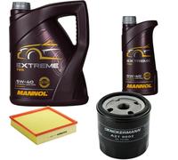 DENCKERMANN Controllo Set MANNOL EXTREME 5W-40 6L Per OPEL OMEGA B 2.2 16V