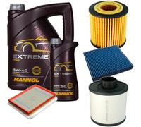 DENCKERMANN Controllo Set MANNOL Extreme 5W-40 6L Per Opel Zafira B 1.9 CDTi