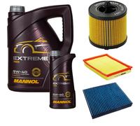 DENCKERMANN Controllo Set MANNOL Extreme 5W-40 6L Per Opel Zafira B 2.2