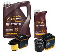 DENCKERMANN Controllo Set MANNOL EXTREME 5W-40 6L Per Peugeot 106 II 1.0i