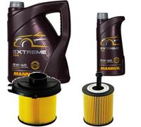 DENCKERMANN Controllo Set MANNOL EXTREME 5W-40 6L Per PEUGEOT 106 II 1.1I