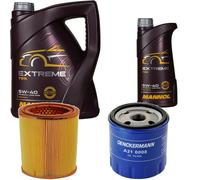 DENCKERMANN Controllo Set MANNOL Extreme 5W-40 6L Per Peugeot 106 II 1.5 D