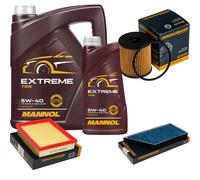 DENCKERMANN Controllo Set MANNOL EXTREME 5W-40 6L Per Peugeot 206 CC 1.6 16V