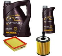 DENCKERMANN Controllo Set MANNOL EXTREME 5W-40 6L Per Peugeot 206 CC 1.6 16V