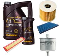 DENCKERMANN Controllo Set MANNOL EXTREME 5W-40 6L Per Peugeot 206 CC 1.6 16V