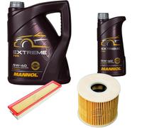 DENCKERMANN Controllo Set MANNOL EXTREME 5W-40 6L Per Peugeot 206 CC 1.6 16V