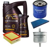 DENCKERMANN Controllo Set MANNOL Extreme 5W-40 6L Per Peugeot 206 Schrägheck