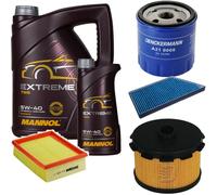 DENCKERMANN Controllo Set MANNOL Extreme 5W-40 6L Per Peugeot 206 Schrägheck
