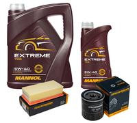 DENCKERMANN Controllo Set MANNOL Extreme 5W-40 6L Per Peugeot 208 301