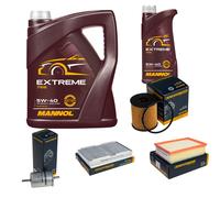 DENCKERMANN Controllo Set MANNOL Extreme 5W-40 6L Per Peugeot 307 CC 2.0 16V