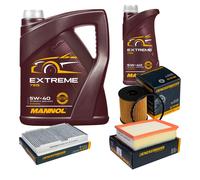 DENCKERMANN Controllo Set MANNOL Extreme 5W-40 6L Per Peugeot 307 CC 2.0 16V