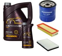 DENCKERMANN Controllo Set MANNOL Extreme 5W-40 6L Per Peugeot 405 II 1.6 2.0