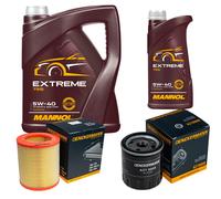 DENCKERMANN Controllo Set MANNOL Extreme 5W-40 6L Per Peugeot Boxer Kasten