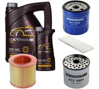 DENCKERMANN Controllo Set MANNOL Extreme 5W-40 6L Per Peugeot Boxer Kasten
