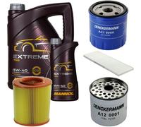 DENCKERMANN Controllo Set MANNOL Extreme 5W-40 6L Per Peugeot Boxer Kasten