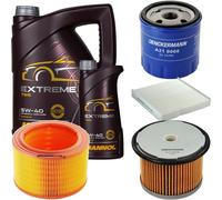 DENCKERMANN Controllo Set MANNOL Extreme 5W-40 6L Per Peugeot Partner Kasten