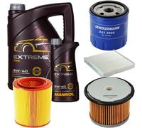 DENCKERMANN Controllo Set MANNOL Extreme 5W-40 6L Per Peugeot Partner Kasten