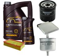 DENCKERMANN Controllo Set MANNOL Extreme 5W-40 6L Per Renault Clio III 1.2