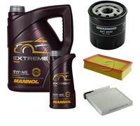 DENCKERMANN Controllo Set MANNOL Extreme 5W-40 6L Per Renault Clio III 1.2