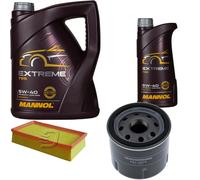 DENCKERMANN Controllo Set MANNOL Extreme 5W-40 6L Per Renault Clio III 1.2