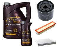 DENCKERMANN Controllo Set MANNOL EXTREME 5W-40 6L Per Renault Clio IV 1.2