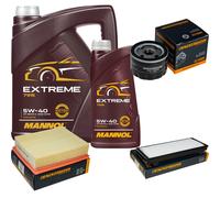 DENCKERMANN Controllo Set MANNOL Extreme 5W-40 6L Per Renault Espace IV 2.0