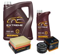 DENCKERMANN Controllo Set MANNOL Extreme 5W-40 6L Per Renault Espace IV 2.0