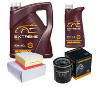 DENCKERMANN Controllo Set MANNOL EXTREME 5W-40 6L Per RENAULT ESPACE V 1.8