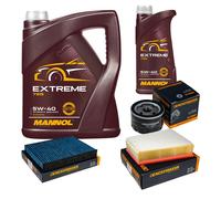DENCKERMANN Controllo Set MANNOL Extreme 5W-40 6L Per Renault Grand Scénic