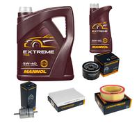 DENCKERMANN Controllo Set MANNOL EXTREME 5W-40 6L Per Renault Kangoo 1.4