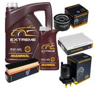 DENCKERMANN Controllo Set MANNOL EXTREME 5W-40 6L Per Renault Kangoo 1.5 DCI