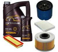 DENCKERMANN Controllo Set MANNOL Extreme 5W-40 6L Per Renault Kangoo 1.9 DTI