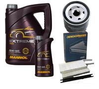 DENCKERMANN Controllo Set MANNOL Extreme 5W-40 6L Per Renault Kangoo Be Bop