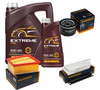 DENCKERMANN Controllo Set MANNOL EXTREME 5W-40 6L Per Renault Kangoo/Grand