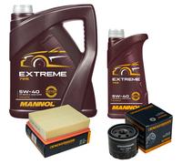 DENCKERMANN Controllo Set MANNOL Extreme 5W-40 6L Per Renault Laguna II