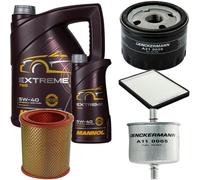 DENCKERMANN Controllo Set MANNOL EXTREME 5W-40 6L Per Renault Megane I 1.6I