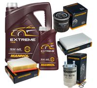 DENCKERMANN Controllo Set MANNOL Extreme 5W-40 6L Per Renault Megane III